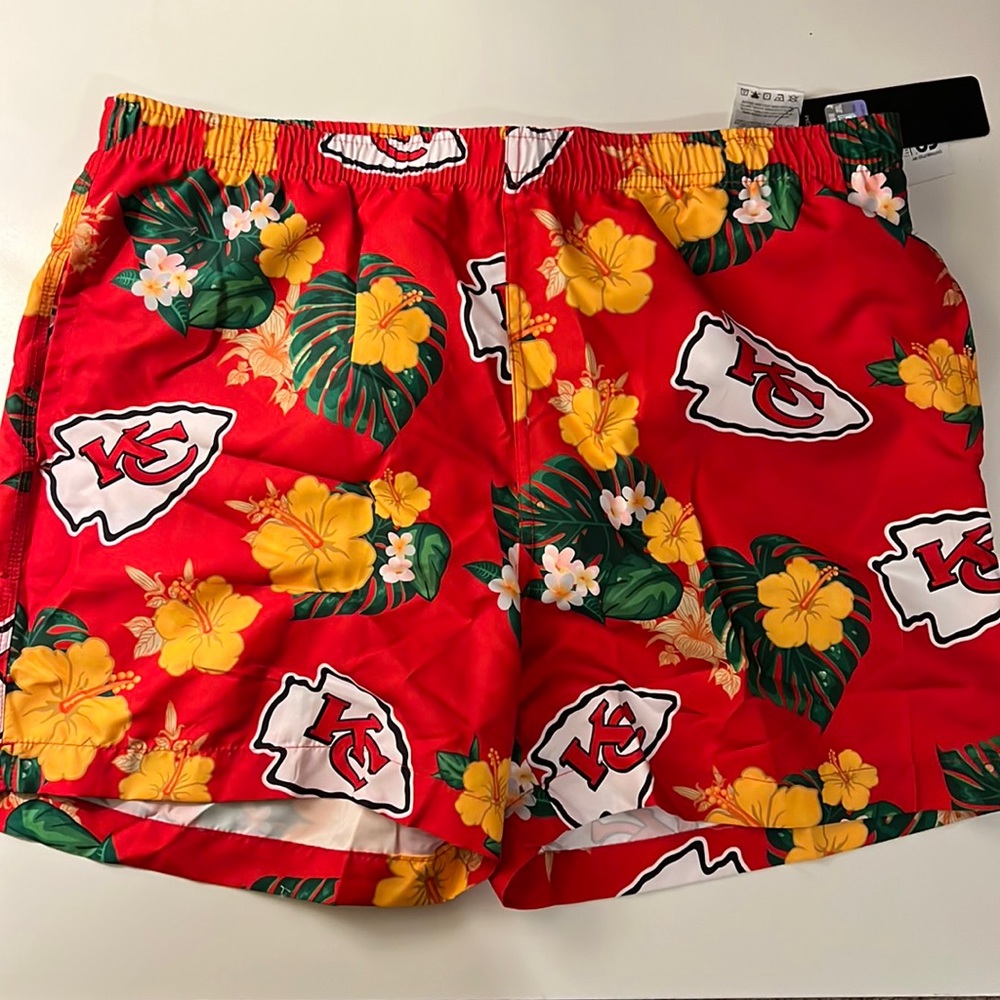 Kansas City Chiefs swim trunks